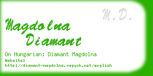 magdolna diamant business card